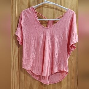 Calvin Klein Performance Women's Racerback Inset Short-Sleeve Top